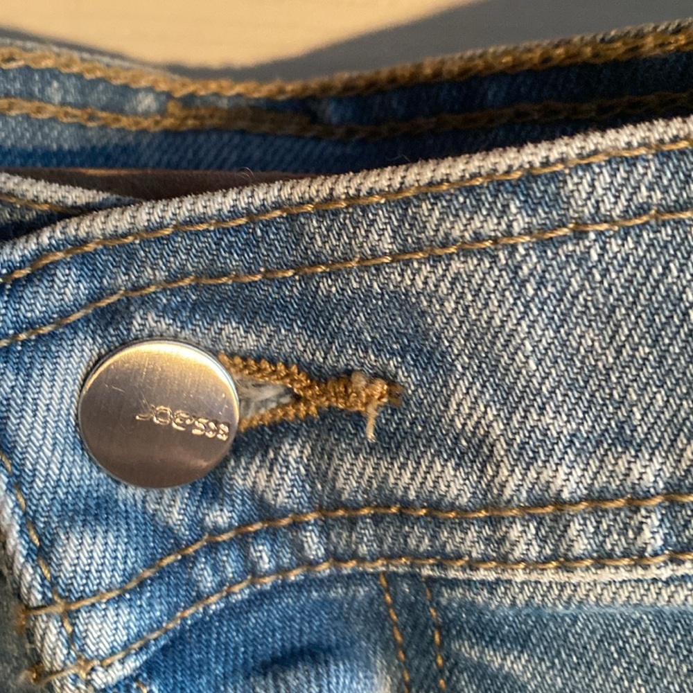 Joes NWT Phoebe Patch Pocket Button Fly High-Rise Barrel Leg Denim Jeans Size 29 - Picture 9 of 14